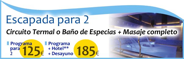 Oferta del Mes, Aquatherapia Balneario Spa